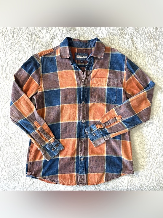 32 Bar Blues Other - 32 Bar Blues Long Sleeve Button Up Shirt Mens Small